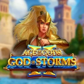 Age Of The Gods: God Of Storms 2 logo by Playtech at Zumospin Casino