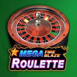 Mega Fire Blaze Roulette online game logo by Playtech on zumo-spinnl.nl